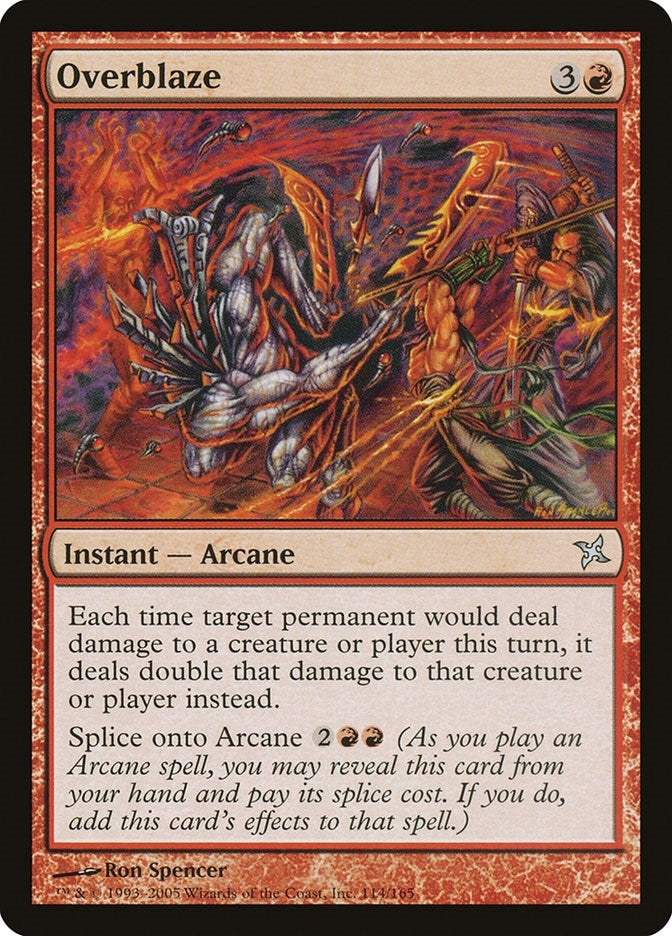 Image for Overblaze (114) [Betrayers of Kamigawa] - Magic: The Gathering