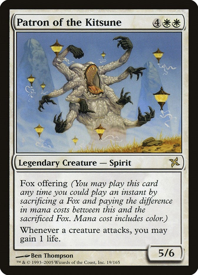 Image for Patron of the Kitsune (19) [Betrayers of Kamigawa] - Magic: The Gathering