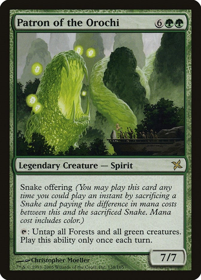 Image for Patron of the Orochi (138) [Betrayers of Kamigawa] - Magic: The Gathering