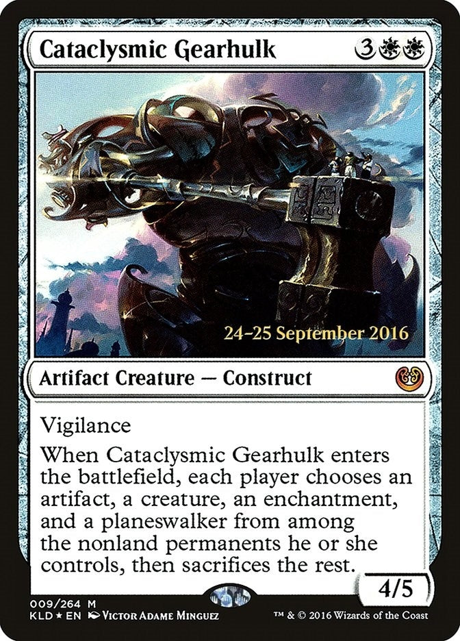 Image for Cataclysmic Gearhulk (9) [Prerelease Cards] - Magic: The Gathering