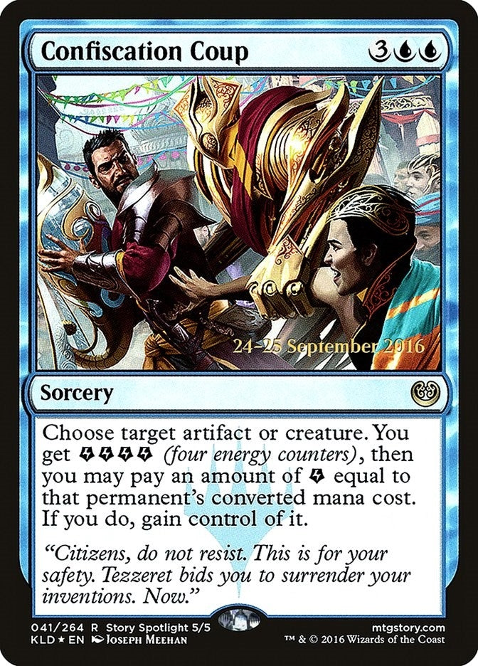 Image for Confiscation Coup (41) [Prerelease Cards] - Magic: The Gathering