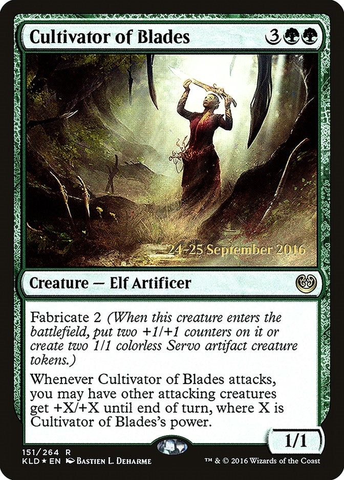 Image for Cultivator of Blades (151) [Prerelease Cards] - Magic: The Gathering