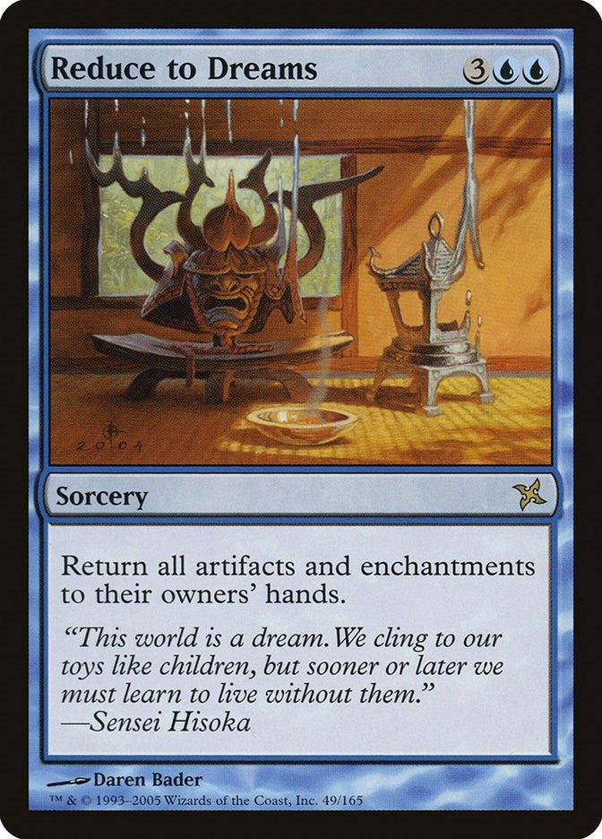 Image for Reduce to Dreams (49) [Betrayers of Kamigawa] - Magic: The Gathering
