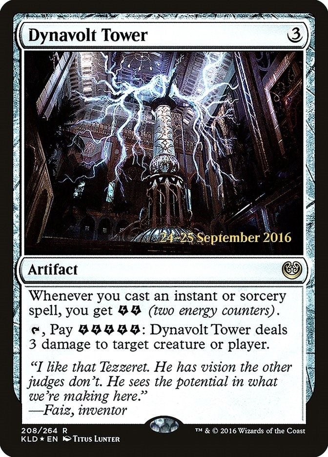 Image for Dynavolt Tower (208) [Prerelease Cards] - Magic: The Gathering