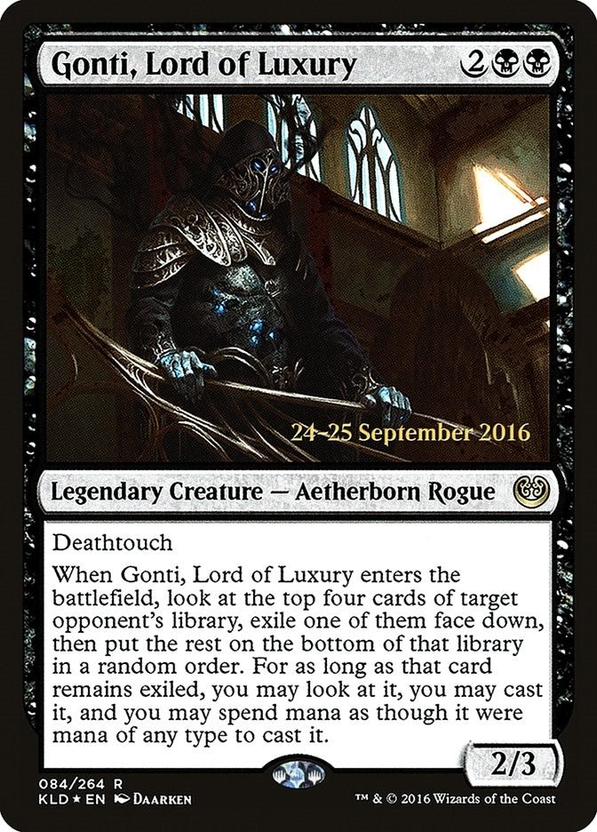 Image for Gonti, Lord of Luxury (84) [Prerelease Cards] - Magic: The Gathering
