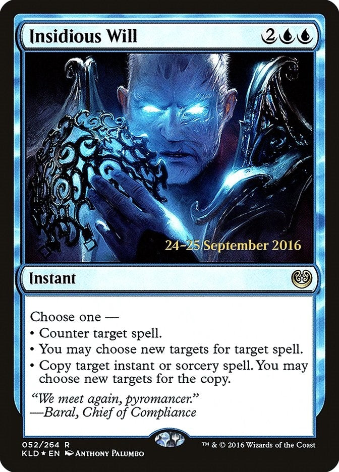 Image for Insidious Will (52) [Prerelease Cards] - Magic: The Gathering