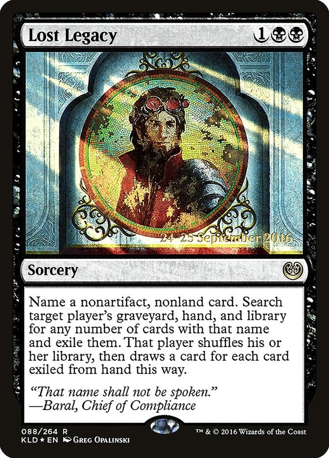 Image for Lost Legacy (88) [Prerelease Cards] - Magic: The Gathering