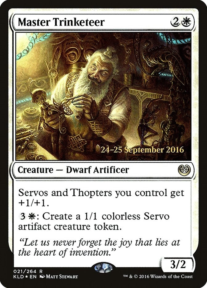 Image for Master Trinketeer (21) [Prerelease Cards] - Magic: The Gathering