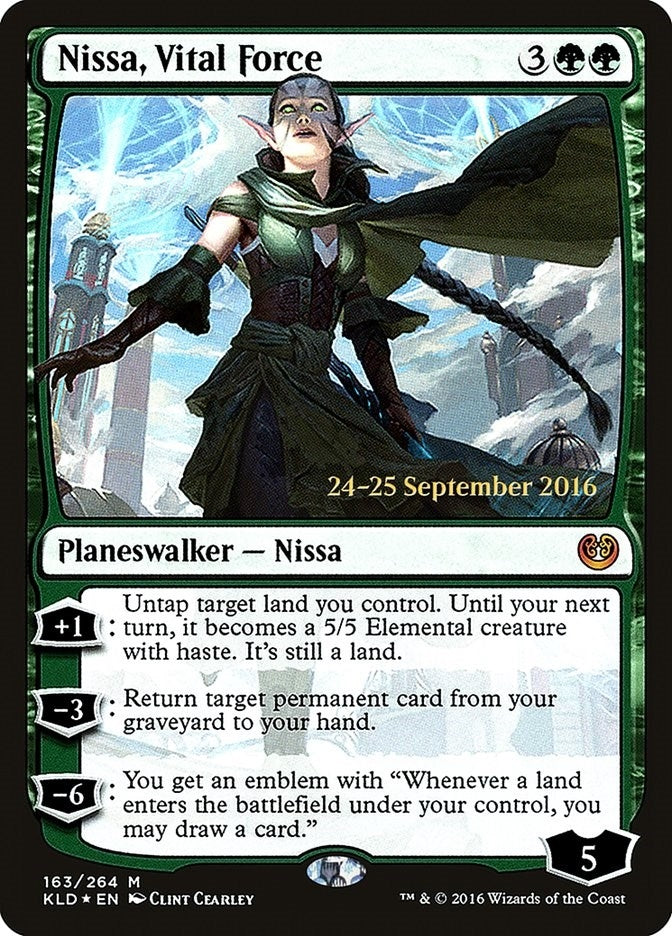 Image for Nissa, Vital Force (163) [Prerelease Cards] - Magic: The Gathering