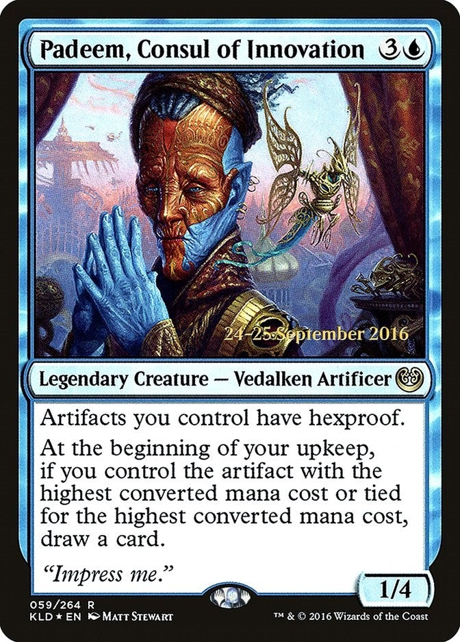 Image for Padeem, Consul of Innovation (59) [Prerelease Cards] - Magic: The Gathering