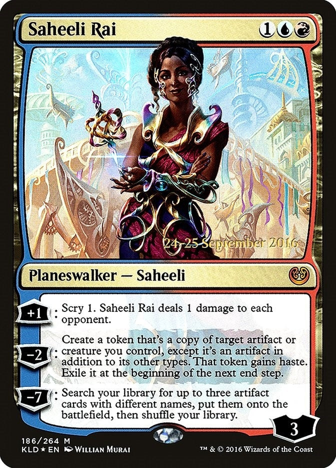 Image for Saheeli Rai (186) [Prerelease Cards] - Magic: The Gathering