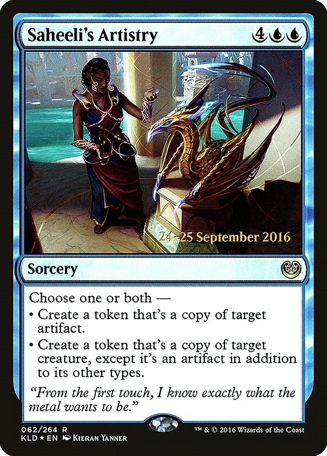 Image for Saheeli's Artistry (62) [Prerelease Cards] - Magic: The Gathering