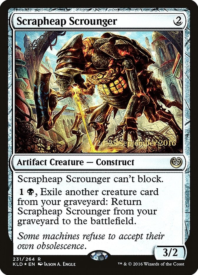 Image for Scrapheap Scrounger (231) [Prerelease Cards] - Magic: The Gathering