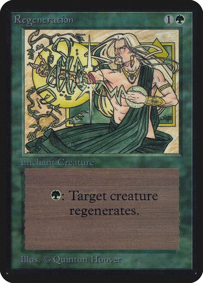 Image for Regeneration [Alpha Edition] - Magic: The Gathering