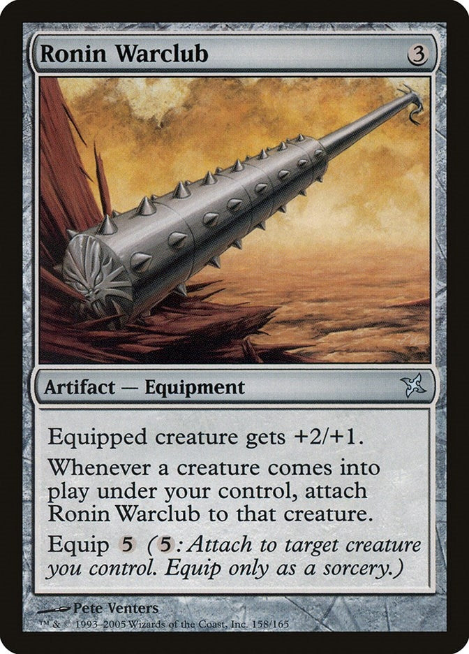 Image for Ronin Warclub (158) [Betrayers of Kamigawa] - Magic: The Gathering
