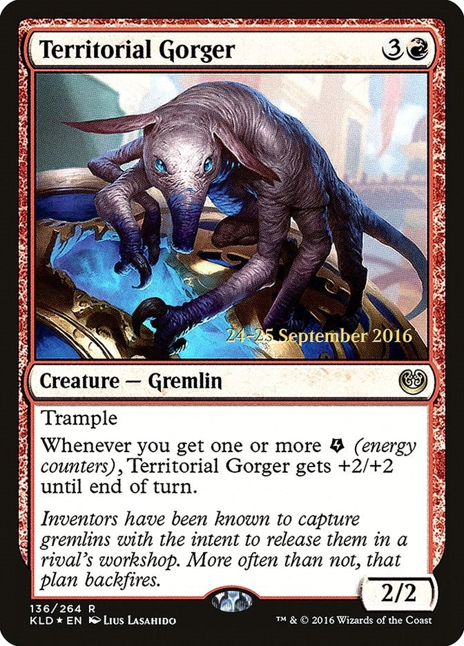 Image for Territorial Gorger (136) [Prerelease Cards] - Magic: The Gathering