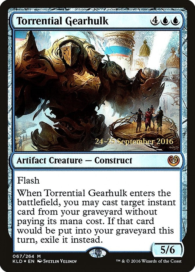 Image for Torrential Gearhulk (67) [Prerelease Cards] - Magic: The Gathering