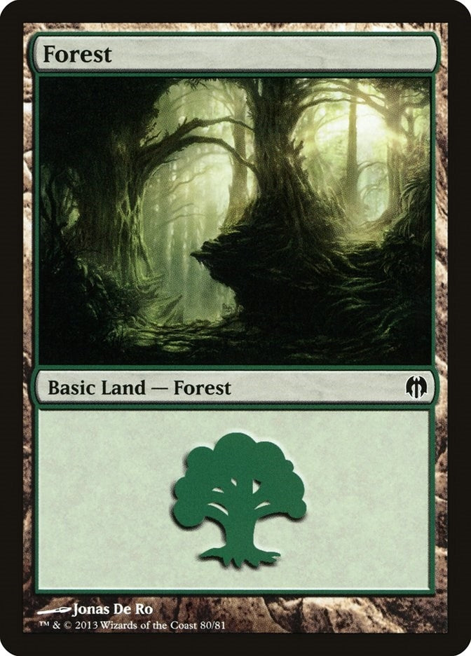 Image for Forest (80) (80) [Heroes vs. Monsters] - Magic: The Gathering