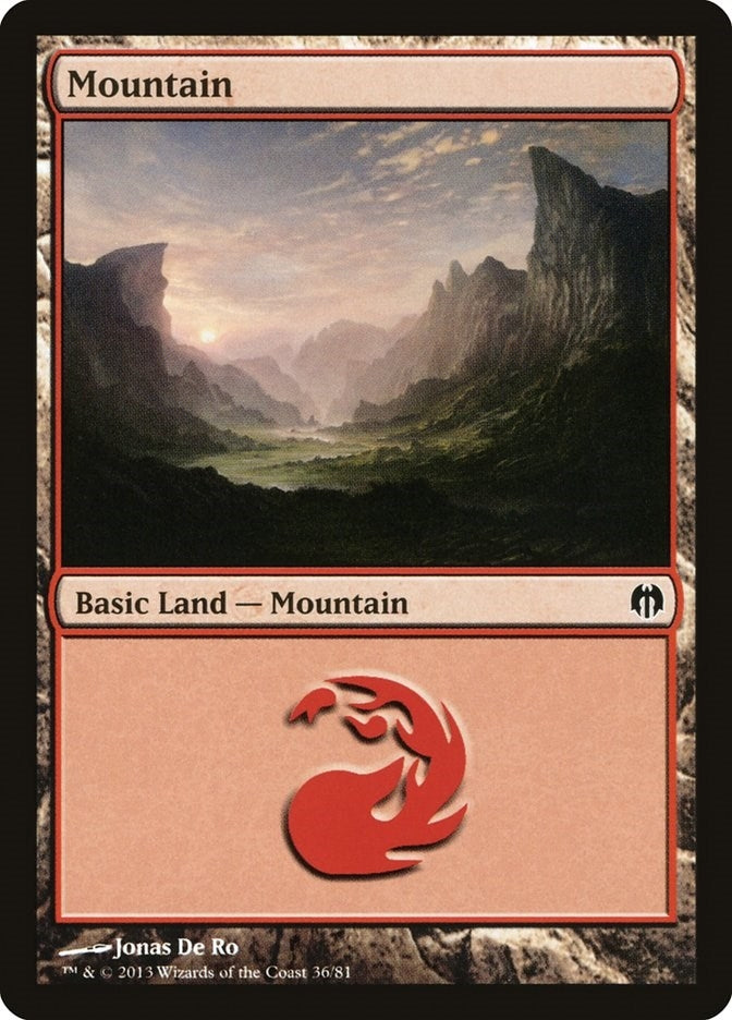 Image for Mountain (36) (36) [Heroes vs. Monsters] - Magic: The Gathering