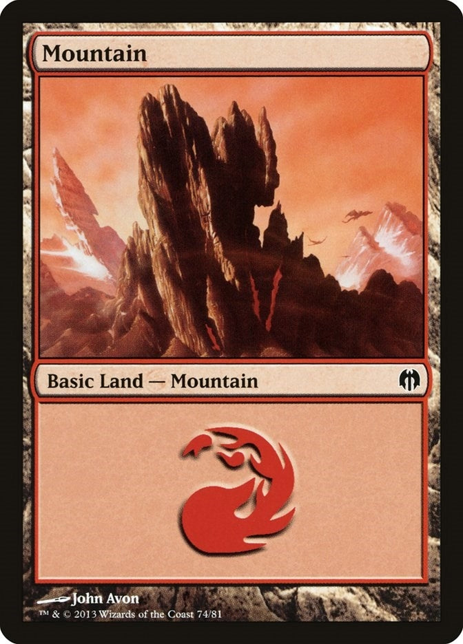 Image for Mountain (74) (74) [Heroes vs. Monsters] - Magic: The Gathering