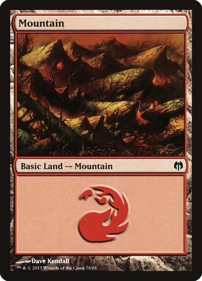 Image for Mountain (76) (76) [Heroes vs. Monsters] - Magic: The Gathering