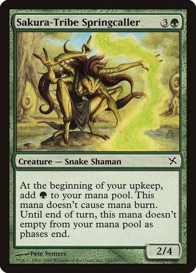 Image for Sakura-Tribe Springcaller (142) [Betrayers of Kamigawa] - Magic: The Gathering