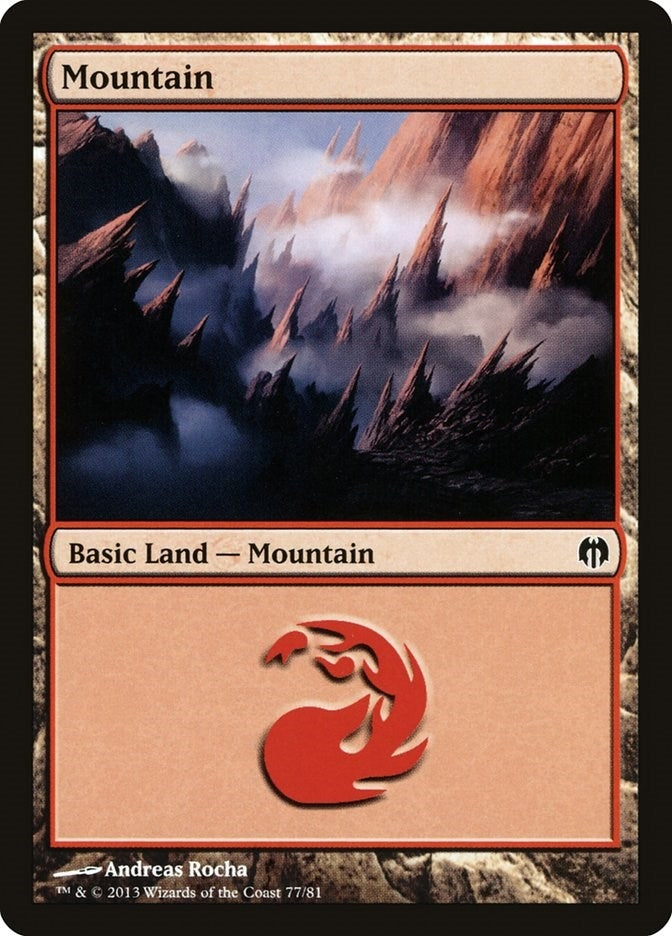 Image for Mountain (77) (77) [Heroes vs. Monsters] - Magic: The Gathering
