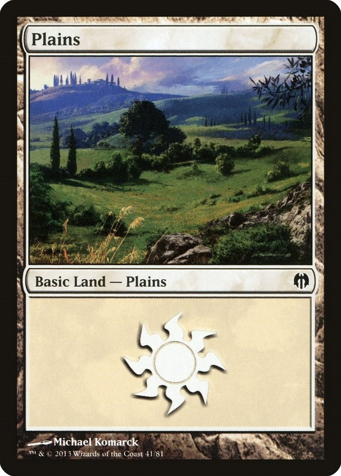 Image for Plains (41) (41) [Heroes vs. Monsters] - Magic: The Gathering
