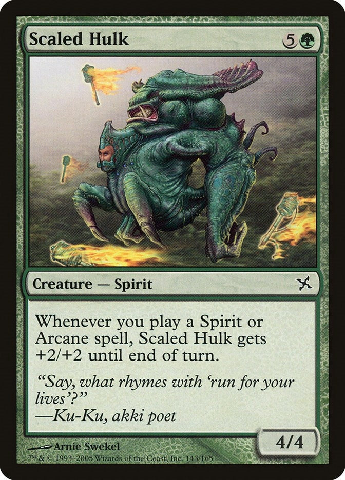 Image for Scaled Hulk (143) [Betrayers of Kamigawa] - Magic: The Gathering