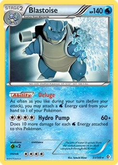 Image for Blastoise - 31/149 (BW Boundaries Crossed) (031/149) [Deck Exclusives] - Pokemon
