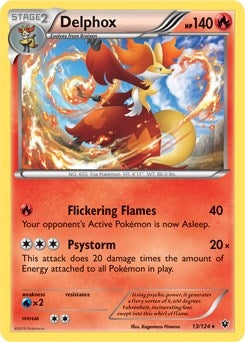 Image for Delphox - 13/124 (XY Fates Collide) (013/124) [Deck Exclusives] - Pokemon