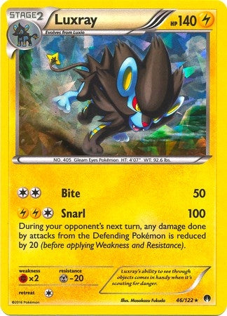 Image for Luxray - 46/122 (Cracked Ice Holo) (046/122) [Deck Exclusives] - Pokemon