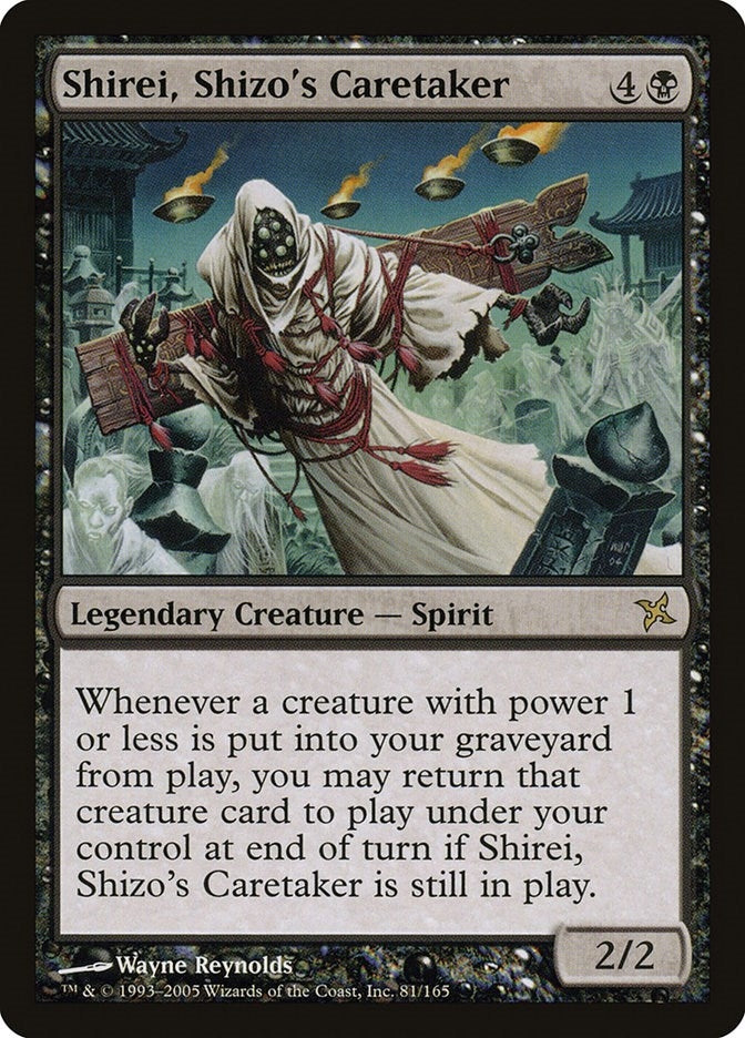 Image for Shirei, Shizo's Caretaker (81) [Betrayers of Kamigawa] - Magic: The Gathering