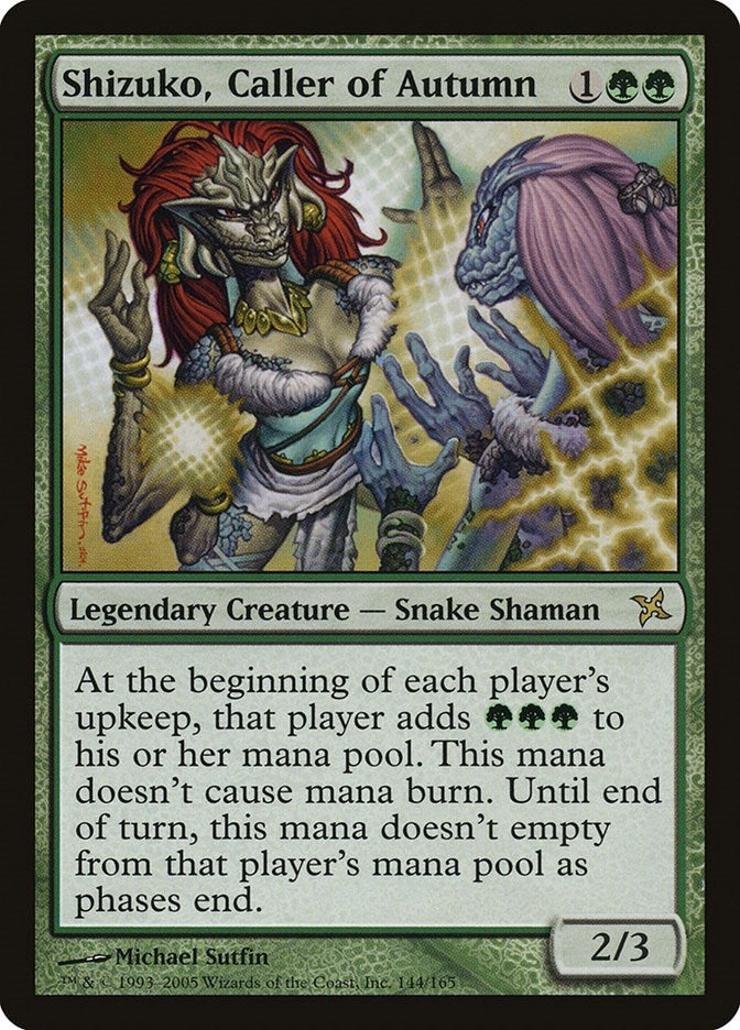 Image for Shizuko, Caller of Autumn (144) [Betrayers of Kamigawa] - Magic: The Gathering