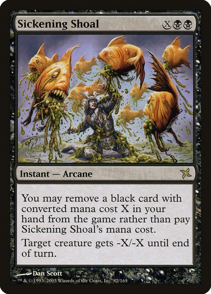 Image for Sickening Shoal (82) [Betrayers of Kamigawa] - Magic: The Gathering