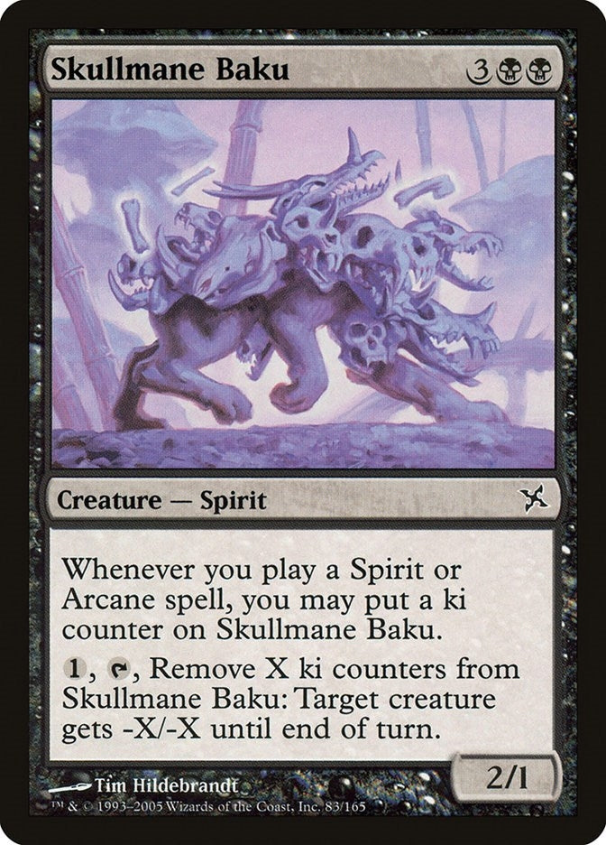 Image for Skullmane Baku (83) [Betrayers of Kamigawa] - Magic: The Gathering