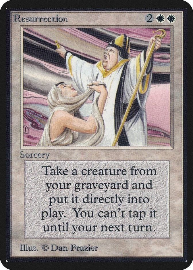 Image for Resurrection [Alpha Edition] - Magic: The Gathering