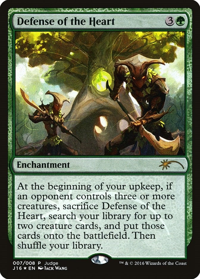 Image for Defense of the Heart (7) [Judge Promos] - Magic: The Gathering