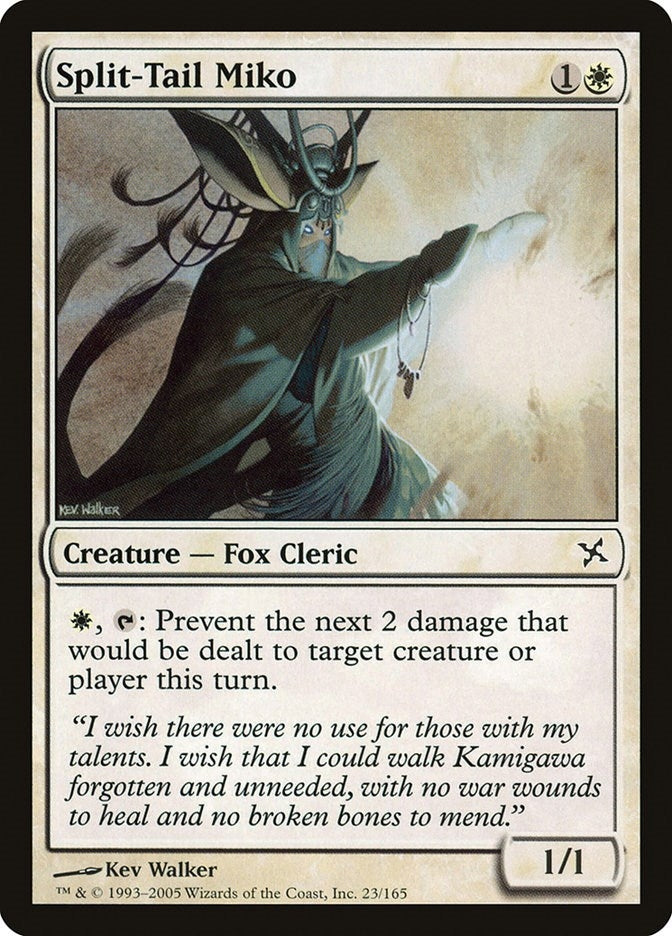 Image for Split-Tail Miko (23) [Betrayers of Kamigawa] - Magic: The Gathering