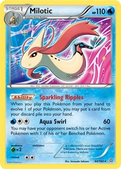 Image for Milotic - 44/160 (XY Primal Clash) (044/160) [Deck Exclusives] - Pokemon
