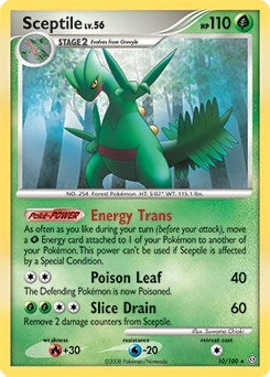 Image for Sceptile - 10/100 (DP Stormfront) (010/100) [Deck Exclusives] - Pokemon