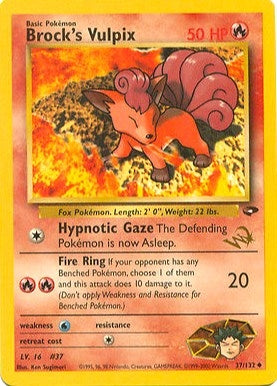 Image for Brock's Vulpix [W Stamped] (037/132) [WoTC Promo] - Pokemon