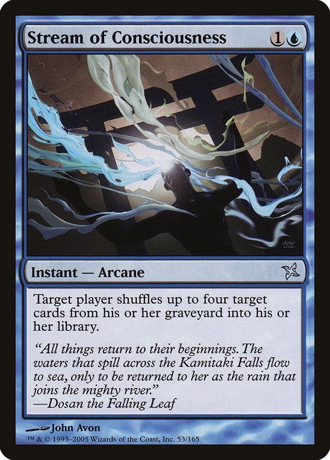 Image for Stream of Consciousness (53) [Betrayers of Kamigawa] - Magic: The Gathering