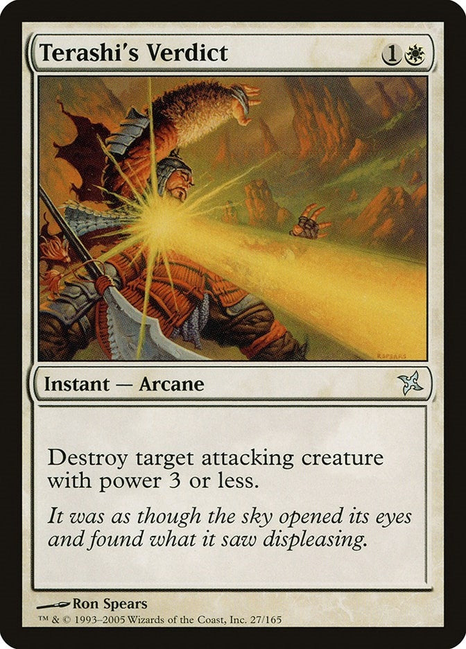 Image for Terashi's Verdict (27) [Betrayers of Kamigawa] - Magic: The Gathering