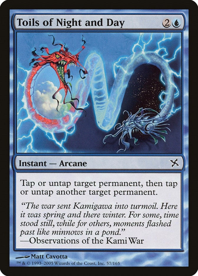 Image for Toils of Night and Day (57) [Betrayers of Kamigawa] - Magic: The Gathering