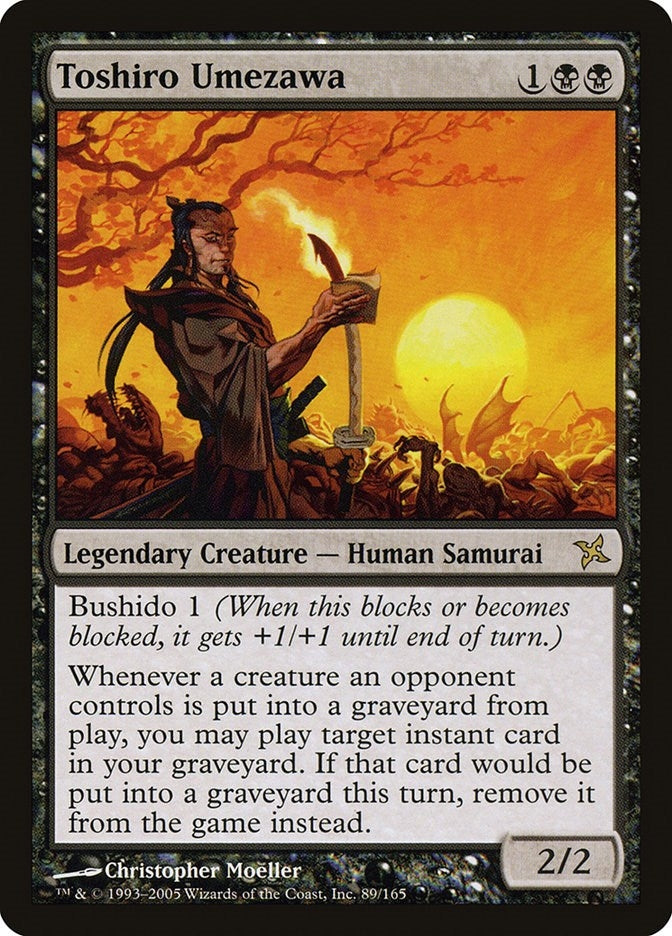 Image for Toshiro Umezawa (89) [Betrayers of Kamigawa] - Magic: The Gathering