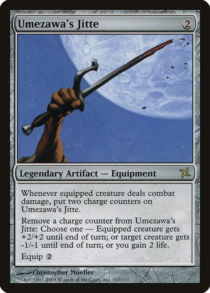 Image for Umezawa's Jitte (163) [Betrayers of Kamigawa] - Magic: The Gathering