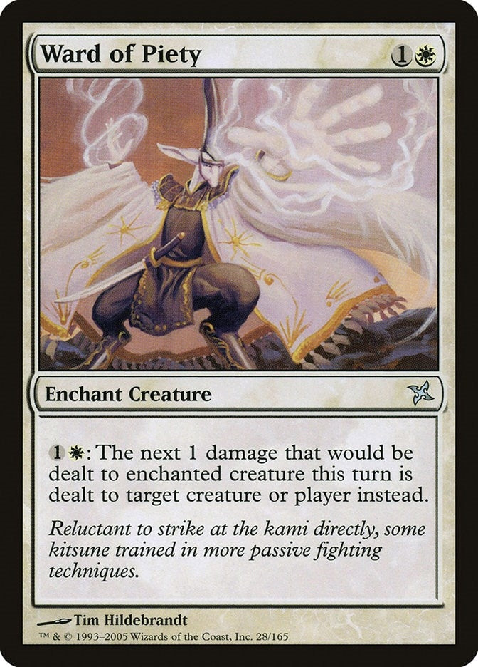 Image for Ward of Piety (28) [Betrayers of Kamigawa] - Magic: The Gathering