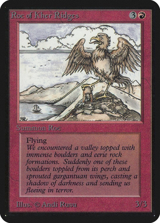 Image for Roc of Kher Ridges [Alpha Edition] - Magic: The Gathering