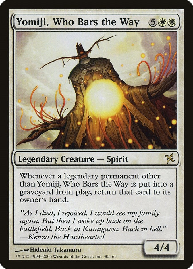 Image for Yomiji, Who Bars the Way (30) [Betrayers of Kamigawa] - Magic: The Gathering